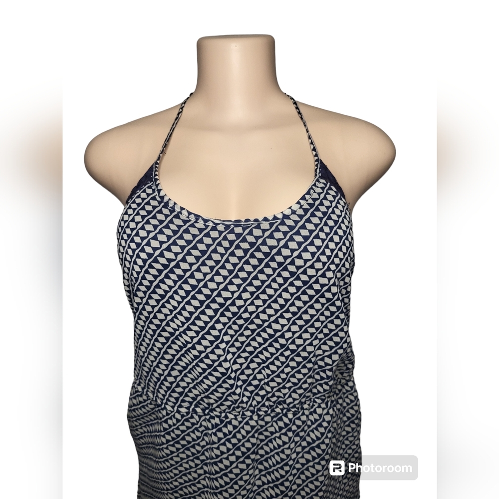 Geometric Pattern Spaghetti Strap Dress - Picture 5 of 8